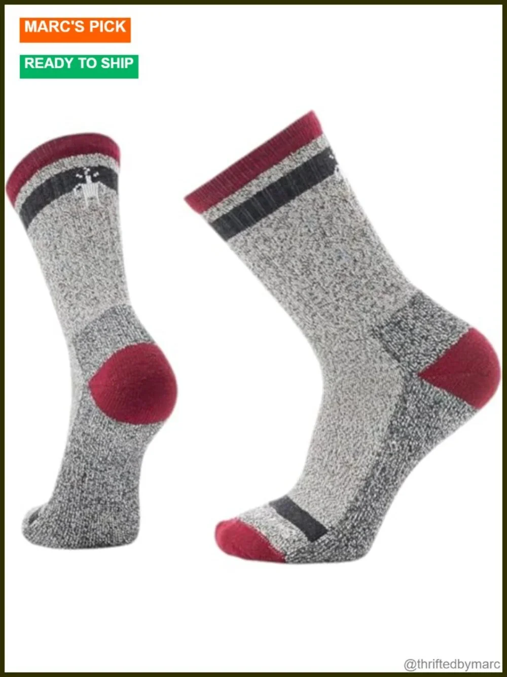Wool Athletic Socks for Men Women Unisex Crew